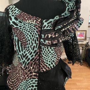 Long skirt and blouse